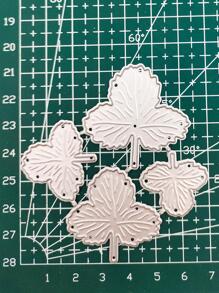 1pc Butterfly Shaped Cutting Die - Silver - View 7