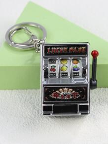 Cute 1pc Men Women Slot Machine Charm Creative Keychain, For Daily Decoration - Multicolor - View 4