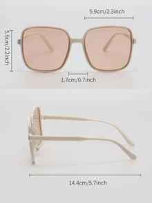 3副女士方框太陽鏡適用於日常 - 彩色 - 查看 4