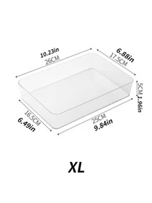 1 件透明抽屉收纳盒装饰秋季装饰节日装饰房间装饰家居装饰秋季装饰卧室装饰 - 無色 - 查看 3