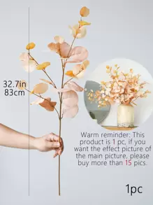 1 cái/3 cái/6 cái, 32,7in/83cm Cây nhân tạo Lá khuynh diệp, Lá khuynh diệp nhân tạo, Lá khuynh diệp giả trong màu sơn dầu, Thích hợp cho trang trí nhà cửa, Tiệc tùng, Đám cưới, Trang trí mùa thu, Bàn làm việc, Vườn, Trang trí phòng, Lễ hội, Halloween, Hoa cưới, Đồ trang trí giữa bàn, Quà tặng, Ngày lễ tình nhân, Quà tặng - Nhiều màu - Xem 6