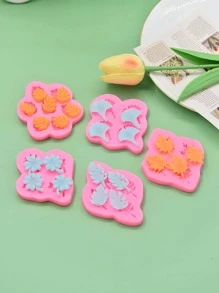 1 pieza Molde de silicona con diseño de hoja DIY de silicona moderno para DIY