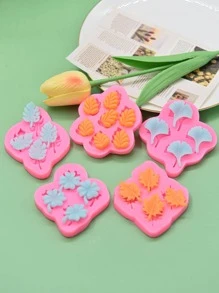 1 pieza Molde de silicona con diseño de hoja DIY de silicona moderno para DIY