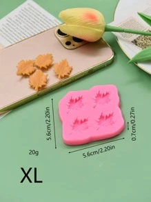 1 pieza Molde de silicona con diseño de hoja DIY de silicona moderno para DIY