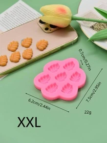 1 pieza Molde de silicona con diseño de hoja DIY de silicona moderno para DIY