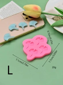 1 pieza Molde de silicona con diseño de hoja DIY de silicona moderno para DIY