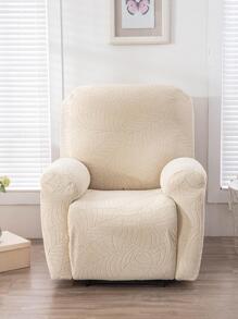 1 Bộ Lá Jacquard Ghế Bẹp Đầu Bọc, Polyester Hiện Đại Ghế Bẹp Đầu Co Giãn Bọc Ghế Sofa Cho Gia Đình - Màu be - Xem 3