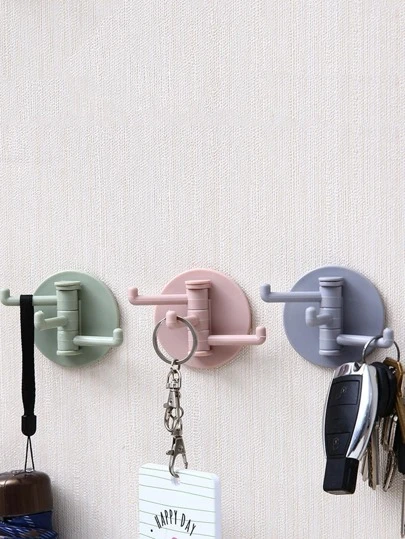 1个可旋转墙钩 浴室 浴室配件 浴室工具