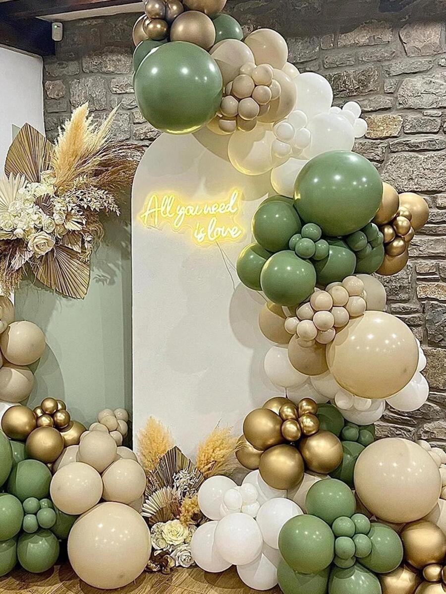 126pcs Mixed Color Balloon Garland - Multicolor - View 1