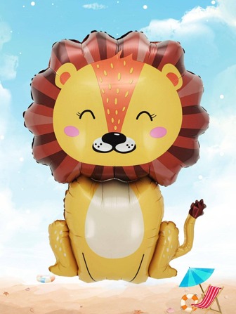 Zebra, Lion, Elephant Balloon Decoration, Animal Balloons For Birthday Party