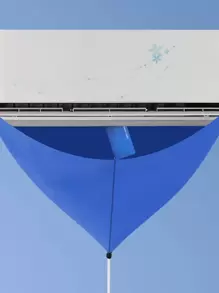 1套實心空調清潔罩 - 藍色 - 查看 1