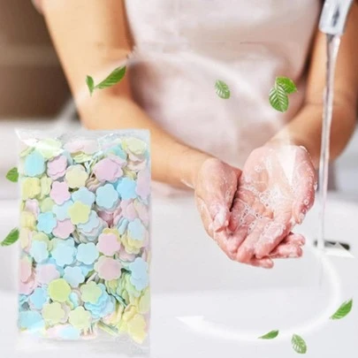 1000 piezas Copo de jabón con diseño de flor