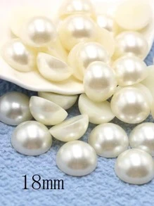 1包人造珍珠設計珠子diy珠寶配件 - 米色 - 查看 10