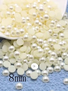 1包人造珍珠設計珠子diy珠寶配件 - 米色 - 查看 5