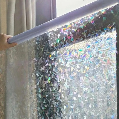 1 rulo Lazer Tasarım Dekoratif Film, Ev İçin PVC Pencere Gizlilik Etiketi, Çıkartmalar, Duvar Çıkartması, Ev Dekorasyonları İçin Vinil Çıkartma, Evinizi Yenileyen Bahar Dekorasyon Ürünleri, Festival Dekorasyon Etiketleri Hediyeleri Doğum Günü Mezuniyet