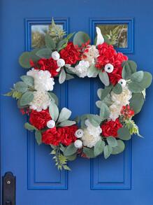 1 Vòng Hoa Nhân Tạo PE Trang Trí Vòng Hoa, Vòng Hoa Nhân Tạo Hiện Đại Cho Gia Đình - Nhiều màu - Xem 3