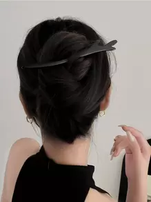 5 buc femei veveriță și frunze design creativ agrafe de păr pentru decorarea părului Boho, accesorii de păr, agrafe de păr coc de păr aparat de făcut coc bucată de păr agrafe de coafat, lucruri școlare - Negru - Vizualizare 3