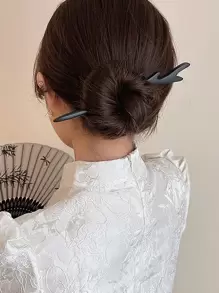 5 buc femei veveriță și frunze design creativ agrafe de păr pentru decorarea părului Boho, accesorii de păr, agrafe de păr coc de păr aparat de făcut coc bucată de păr agrafe de coafat, lucruri școlare - Negru - Vizualizare 6