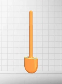 1入組廁所清潔現代橘色馬桶刷
