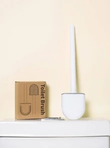 1入組廁所歐式風黑色馬桶刷和支架