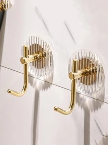 1pc Simple Wall Hook - Gold - View 5