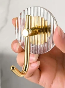 1pc Simple Wall Hook - Gold - View 2