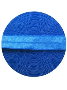 1 cuộn vải Elastane DIY, vải trang trí màu xanh hiện đại để may vá - Xanh đậm - Xem 3