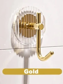 1pc Simple Wall Hook - Gold - View 3