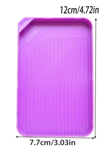 1 Nhựa Tự Làm Tranh Gắn Đá Tấm Tím Hiện Đại Tự Làm Tranh Gắn Đá Dụng Cụ Thủ Công - Màu tím - Xem 2