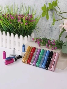 1入組5ml小型可裝香水的噴霧瓶，圓形噴嘴式設計，輕便攜帶，適用於旅行 - 中紫紅色 - 查看 1