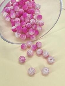 50顆/套PMMA珠子日常人造珍珠DIY珠子用於DIY珠寶製作 - 彩色 - 查看 3