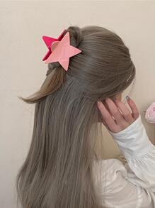 Star Design Hair Claw - Multicolor - View 2