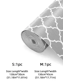 1 cuộn lót ngăn kéo PEVA, họa tiết hình học hiện đại, chống thấm nước, chống trượt, dùng cho nhà cửa, trường học, văn phòng, gia đình, du lịch, máy hút ẩm gia đình, lựa chọn mùa xuân hè, quà tặng cho phù dâu, trang trí phòng ngủ, trang trí phòng ngủ, bãi biển, du lịch, dành cho nam, dành cho nữ, kỳ nghỉ, đồ dễ thương, quà tặng Ngày của Mẹ, trang trí phòng ngủ, sân vườn, trang trí nhà bếp, mùa hè, bãi biển, đồ dùng cần thiết khi đi du lịch, trang trí phòng, đồ chơi mềm, tốt nghiệp. - Màu Xám nhạt - Xem 2