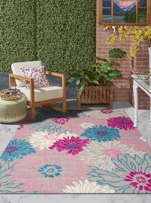 1 Họa Tiết Hoa Thảm Chống Trơn Trượt, Hiện Đại Polyester Sàn, Cho Phòng Khách, Phòng Ngủ - Nhiều màu - Xem 1