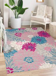 1 Họa Tiết Hoa Thảm Chống Trơn Trượt, Hiện Đại Polyester Sàn, Cho Phòng Khách, Phòng Ngủ - Nhiều màu - Xem 3
