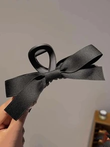 1pc Elegant Satin Bow Hair Claw Claw Clips Hair Clips Hair Jaw Clip Hair Clamps Hair Clutch Hair Catcher Clip, Bow Accessories, School Stuff, College Fall Winter Hair Accessories For Women For Vacation Outfits Woman