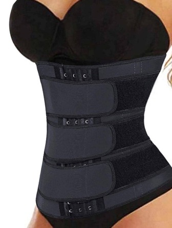 1 pieza Accesorio de moda para mujeres, corsé entrenador de cintura con cierre de gancho y bucle