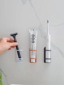 kumozawa حامل فرشاة أسنان من الحديد قطعة واحدة، حامل فرشاة أسنان بسيط مثبت على الحائط للمنزل وحمام المنزل، ديكور الخريف، عودة إلى المدرسة