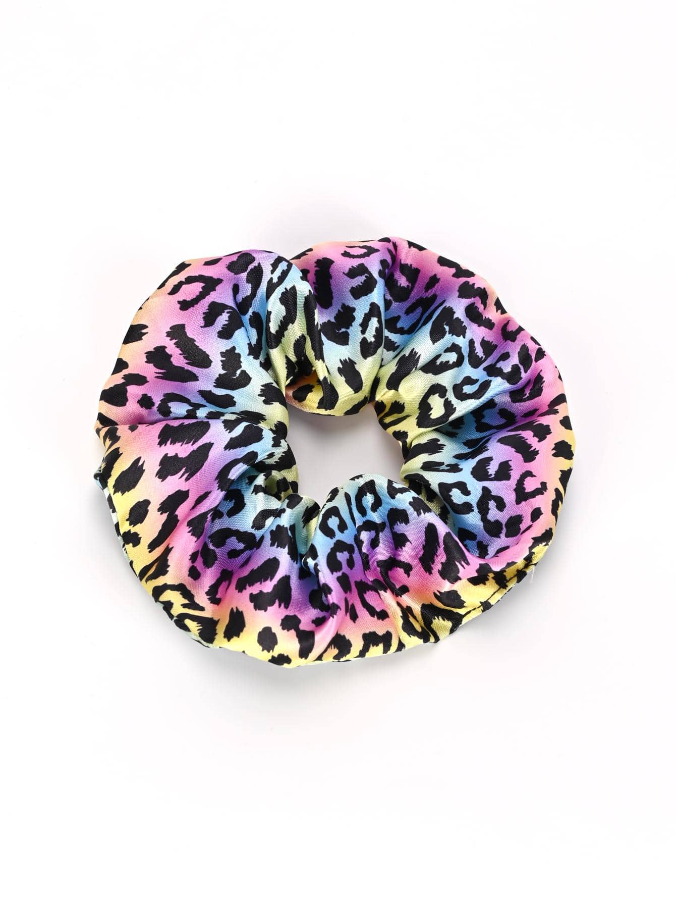 1pc Women Leopard Pattern Fashion Scrunchie - Multicolor - View 1