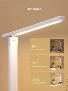 1pc ABS Desk Lamp, Casual Adjustable USB Charging Reading Desk Light For Home