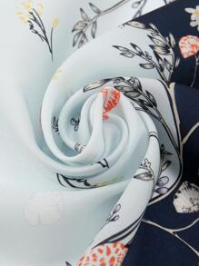 1入組時尚幾何樣式女士方巾 - 彩色 - 查看 4