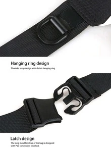 1pc Waterproof Color Block Polyamide Wear-resistant Jogging Waist Bag - Multicolor - View 7