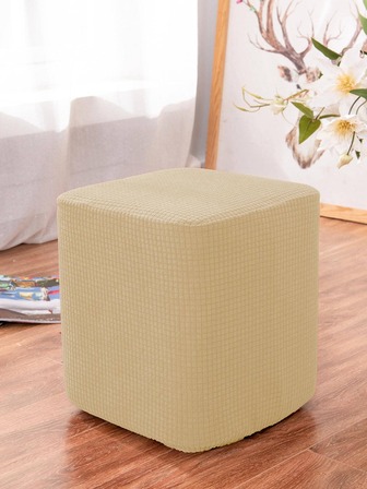 1入組素色彈性凳子極簡滌綸椅凳套