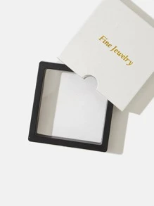 Nhẫn Bạc Trang Trí Hình Tròn Đính Đá Cubic Zirconia - Hoa hồng vàng - Xem 3