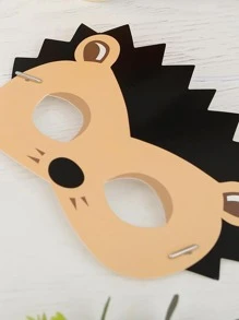 6pcs Paper Party Eye Cover, Cute Animal Design Party Eye Cover For Party - Multicolor - View 3