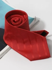Corbata para hombres - Rojo - Ver 4