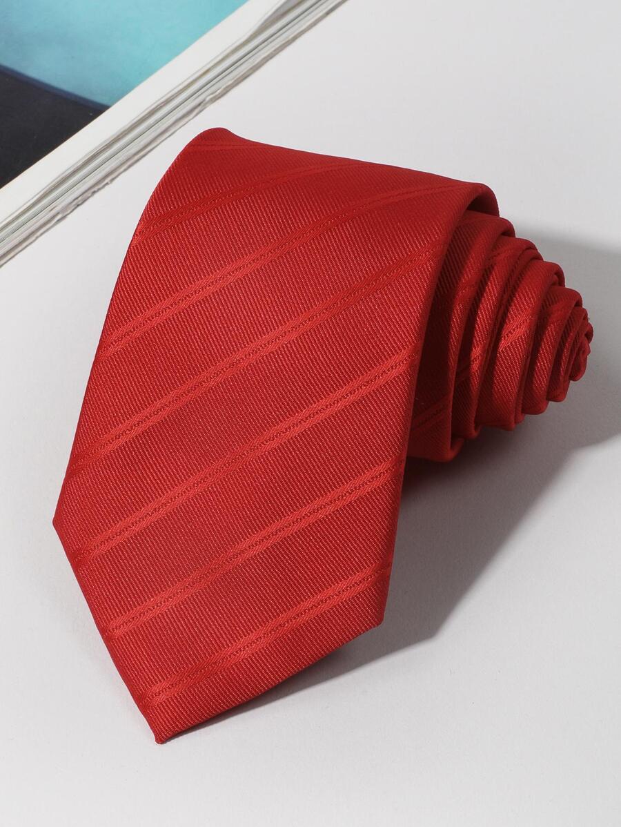 Corbata para hombres - Rojo - Ver 1