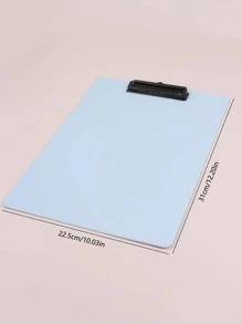 1入組素色剪貼板 - 淺藍色 - 查看 11