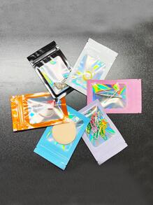 Túi đựng đồ trang sức bằng nhựa PVC 30 chiếc, Túi đựng đồ trang sức di động tối giản cho gia đình, trường học - màu đen - Xem 5