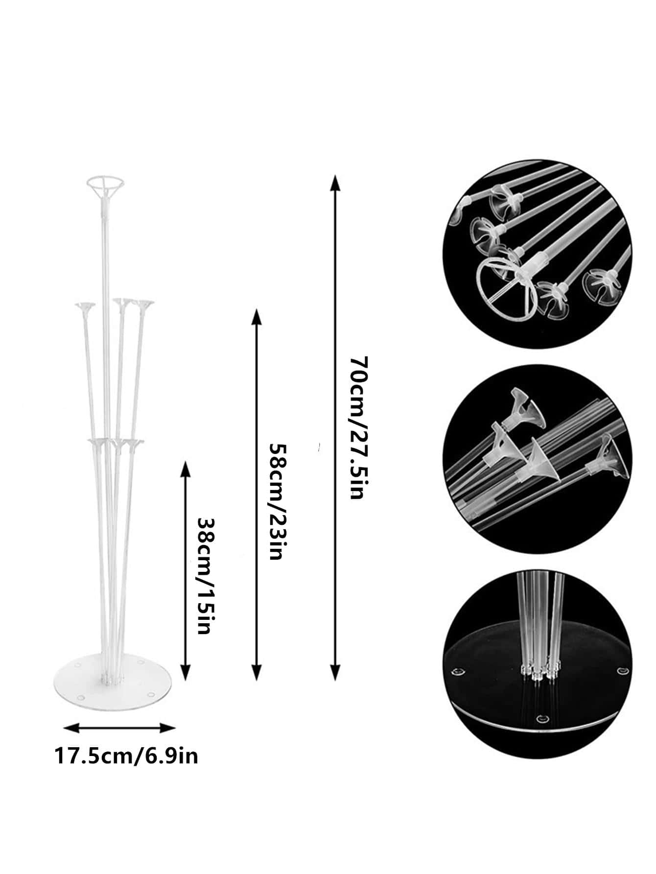 2sets Latex Balloon, Modern Mixed Pattern Decorative Balloon With